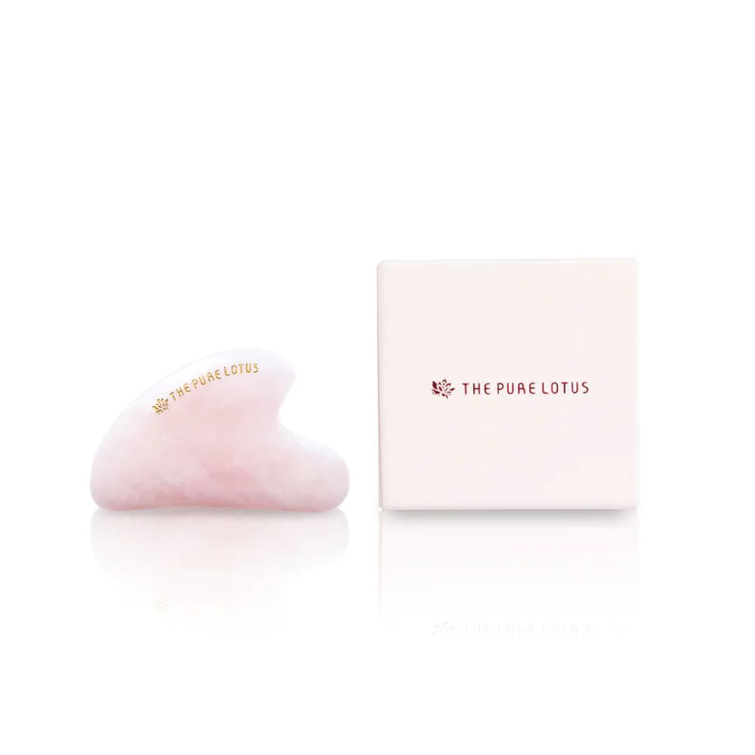 THE PURE LOTUS - Rose Quartz Guasha