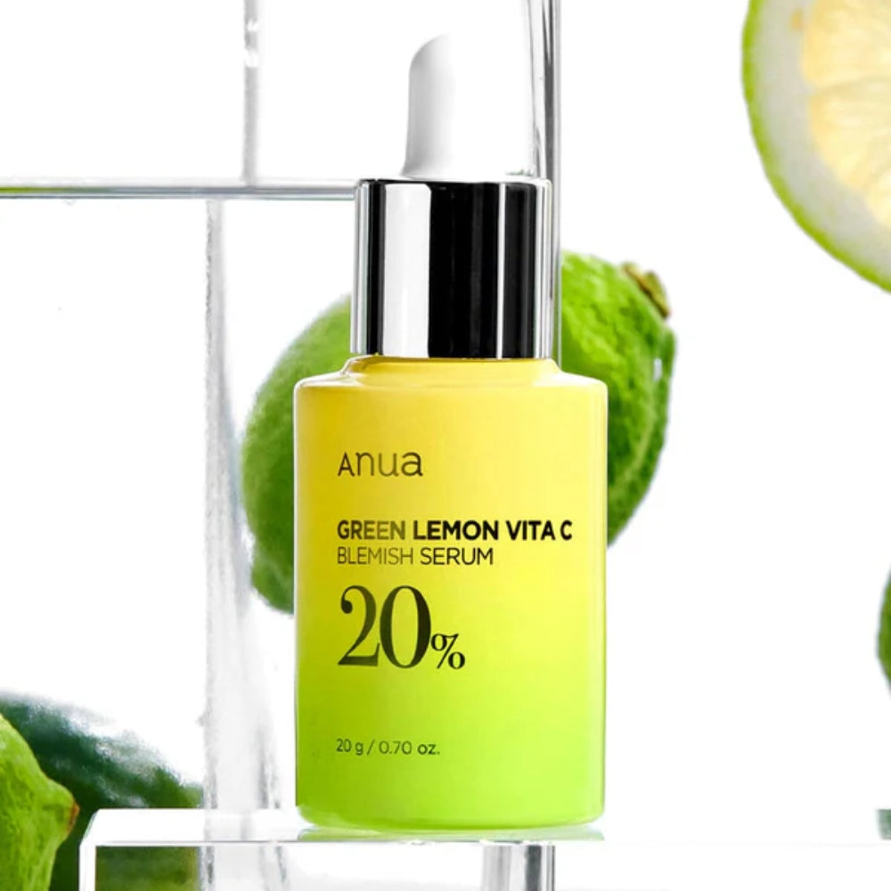 anua green lemon vita c blemish serum